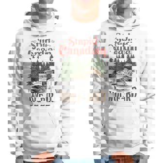 Estúpido Pájaro Lobo Canadiense Calentado Loon Hockey Meme Sudadera - Regaloses