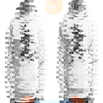 Gato Arte Abstracto Animal Ilustración Dibujo Motivo Gato Sudadera - Regaloses