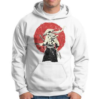 Guerrero Japonés Antiguo Retro En La Espalda -Amurai De Tokio Sudadera - Regaloses