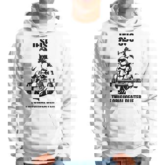 Jesucristo Dios Gimnasio Cristiano Entrenamiento Peso Muerto Cul Sudadera - Regaloses