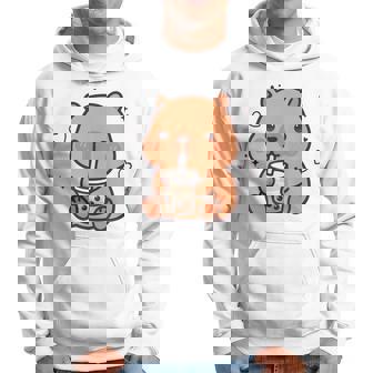 Kawaii Capybara Boba Bubble Tea Lindo Anime Niñas Niños Adolescentes Sudadera - Regaloses