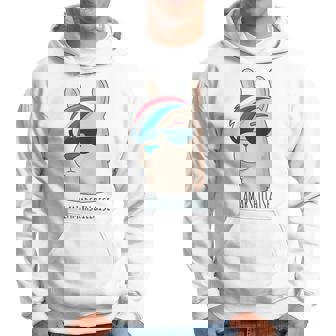 Lama Alpaga Avec Le Drapeau De La France Lamarseillaise Sweat à capuche - Cadeauxyz