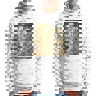 Licorne Adulte Nuit Lune Nuit Graphiqueintage Galaxy Sweat à capuche - Cadeauxyz