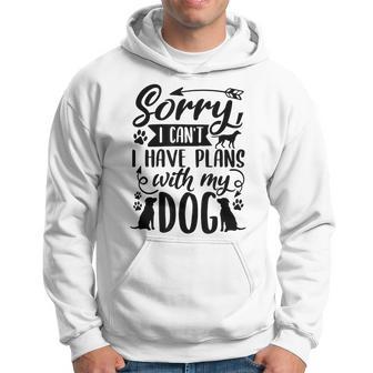 Loiento No Puedo Tengo Planes Con Mi Perro Amante De Los Perros Divertidos Sudadera - Regaloses