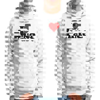 I Love Heart France Culture Française Sweat à capuche - Cadeauxyz