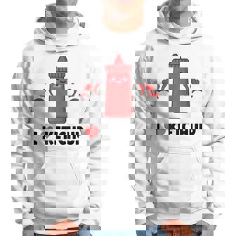 I Love Ketchup Chemise Humoristique Avec Inscription I Love Ketchup Sweat à capuche - Cadeauxyz