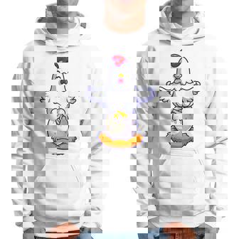 Meditación De Pollo Mejor Retroimpresión De Yoga Sudadera - Regaloses