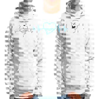 Nadador Heartbeat Divertido Natación Entrenador Gráfico Sudadera - Regaloses