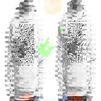 Notes De Musique Pour Guitare Électriqueert Manche Longue Sweat à capuche - Cadeauxyz