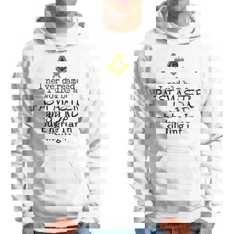 Pasado Maestro Y Un Papá Masónico Padre Día Maestro Mason Sudadera - Regaloses