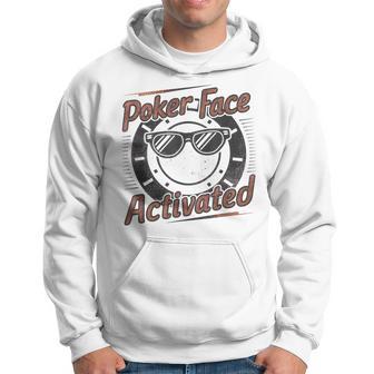 Passionnés De Cartes De Poker Texas Hold'em Activées Par Poker Face Sweat à capuche - Cadeauxyz