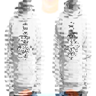 Veve Erzulie Diosaudú Del Amor Hechicería Magia Oculta Manga Larga Sudadera - Regaloses