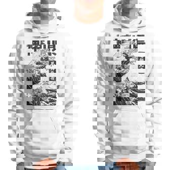 Vintage Ukiyo-E Japonés La Gran Ola De Kanagawa Hokusai Sudadera - Regaloses