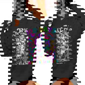 100 Days Of Magical Learning Unicorn 100Th Day School Girls Women Hoodie | Seseable UK