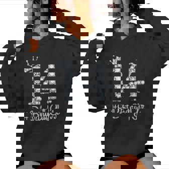 14 Birthdaygirl 14 Years Old Happy 14Th Birthday Girl Women Hoodie - Thegiftio