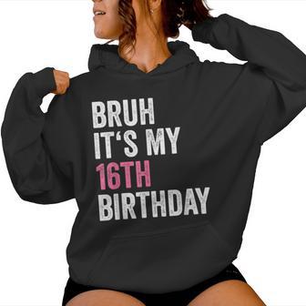 16Th Birthday Nage Girl Birthday Women Hoodie - Thegiftio UK