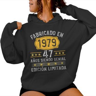 47 Años Cumpleaños Hombre Fabricado En 1979 Sudadera con capucha para mujer - Regaloses