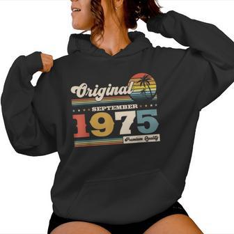 50 Cumpleaños Hombre Regaloeptiembre 1975 Sudadera con capucha para mujer - Regaloses