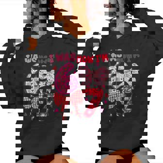 I Was 6 Now I'm 7 Year Old Heart Coquette Girls 67 Birthday Women Hoodie - Thegiftio