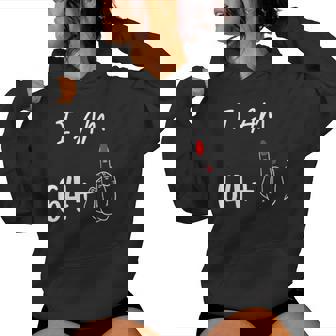 I Am 64 Plus 1 Middle Finger For A 65Th Birthday Women Hoodie - Thegiftio