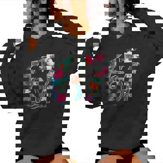 67 Floral Flower Gen 67Th Birthday Number 67 Women Hoodie | Seseable CA