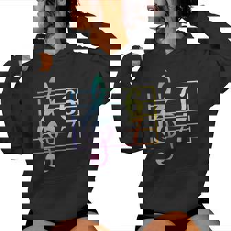 67 Music Meme Slang Six Seven Music Teacher Musician Women Hoodie | Mazezy