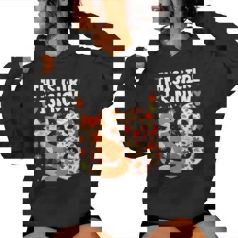 8Th Fox Birthday Party 8 Year Old Girl Foxes Birthday Fox Women Hoodie | Mazezy