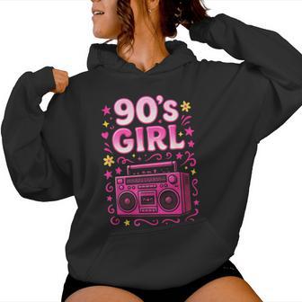 90'S Girl 90S 90Er 1990Er Retro Neunziger Party Kapuzenpullover für Damen - Geschenkecke