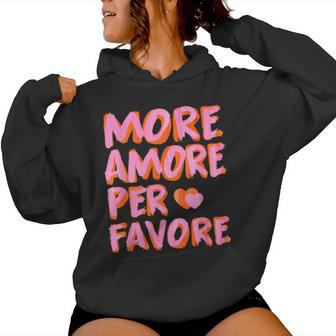 More Amore Per Favore Xelbstliebeelflove chwarz Klein Kurzarm Klassisch Hochwertigeerarbeitung Liebe Paare Einzelpersonen Kapuzenpullover für Damen - Geschenkecke