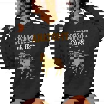 Anatomy Of A Horse Equestrian Neigh Horse Lovers Women Hoodie | Seseable CA