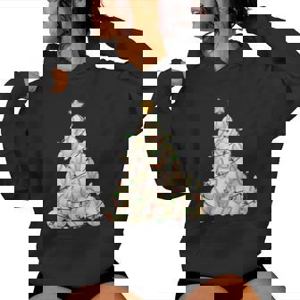 Baseball Christmas Tree Xmas Pajamas Player Coach Women Women Hoodie - Thegiftio