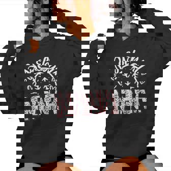 Baseball Nana Cute Proud Loud Senior Baseball Player Nana Women Hoodie - Thegiftio