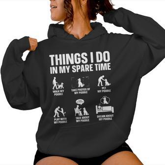 Best Standard Poodle For Dog Poodle Lover Women Hoodie - Thegiftio UK
