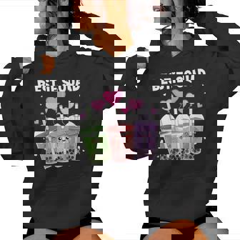 Bestie Squad Bubble Tea Cute Kawaii Friends Lovers Bff Girls Women Hoodie | Mazezy