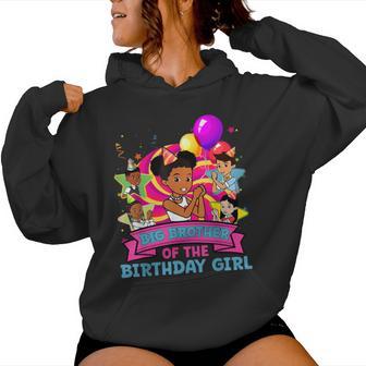 Big Brother Birthday Girl Gracie Pink Doll Family Decoration Women Hoodie - Thegiftio UK