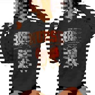 Black History Nurse Coquette Melanin Picu Mbu Er Nicu L&D Women Hoodie | Mazezy