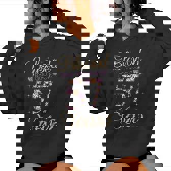 Blessed By God For 57 Years 57Th Birthday Women Women Hoodie - Thegiftio