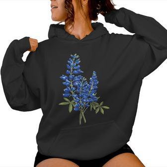 Bluebonnets Texas Wildflower Season Texas Spring Women Hoodie - Thegiftio UK