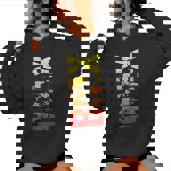 Bmx Cooles Retro Fan Mit Motiv Für Junge Mädchen Kapuzenpullover für Damen - Seseable