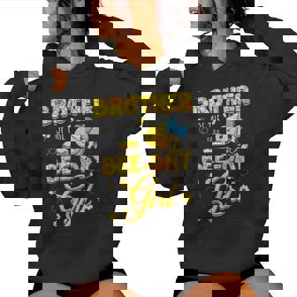 Brother Of The Bee-Day Girl Hive Birthday Party Matching Women Hoodie - Thegiftio