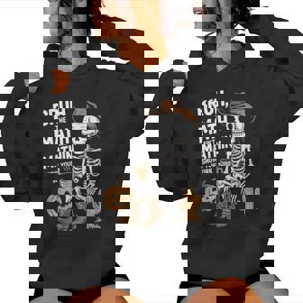 Bruh The Math Ain't Mathin' Show Your Work Halloween Teacher Women Hoodie - Thegiftio