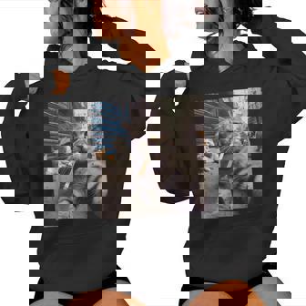 Cat Gangster Street Cats Selfie Meme Humor Women Women Hoodie - Monsterry