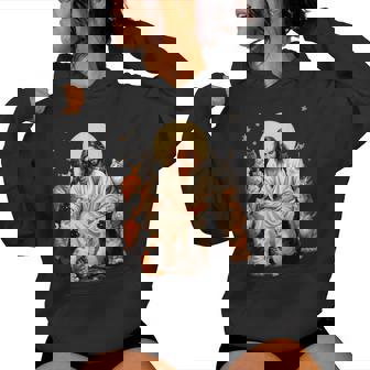 Cats & Jesus Christ Kitty Lover Bible Reader Christian Women Hoodie | Mazezy