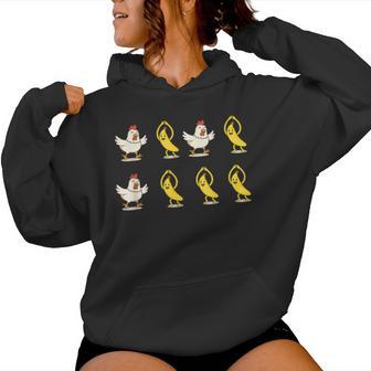 Chicken Banana Dancing Women Hoodie - Thegiftio UK