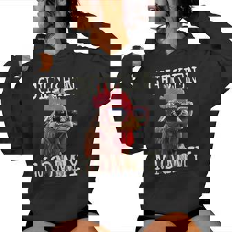 Chicken Mommy Hühner Mom Bäuerin Geflügelzüchter Muttertag Kapuzenpullover für Damen - Geschenkecke