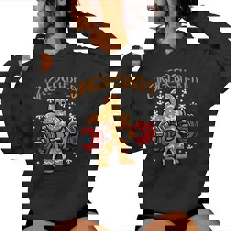 Christmas Gym Gingerbread Gingershred Xmas Workout Women Women Hoodie | Mazezy