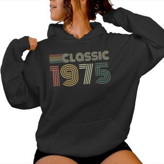 Classic 1975 Birthday And Women Women Hoodie - Thegiftio UK