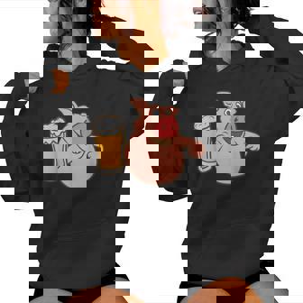 Cochon Bière Humour Apéro Fête Amis Homme Cadeau Sweat à capuche femme - Cadeauxyz