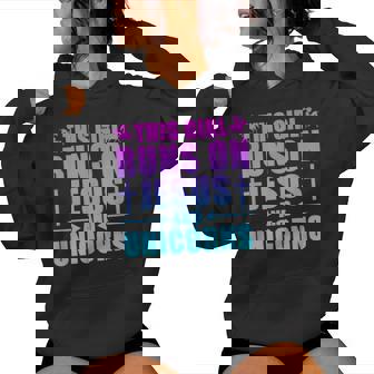 Concritta This Girl On Jesus And Unicorns Christianity Felpa con cappuccio da donna - Novitaregali