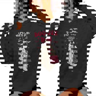 Coquette Leopard Ghost Coffee Boo Jee Halloween Boujee Ghost Women Hoodie | Seseable FR